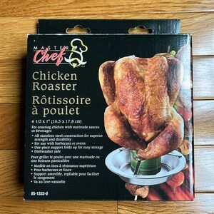 Master Chef Stainless Steel Chicken Roaster